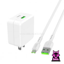Adapter VOOC Charge C66 4A Micro USB ที่ชาร์จ Hoco