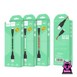 สายชาร์จ ไอโฟน X32 1M Cable Lightning Hoco