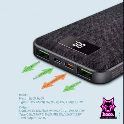 Power Bank PD Quick Charge J47 10000mAh พาวเวอร์แบงค์ Hoco