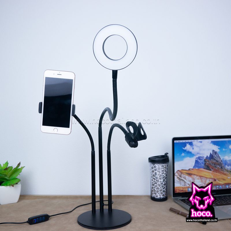 ไฟกลม Ring Light  L02(Black)3.5 inch-XO