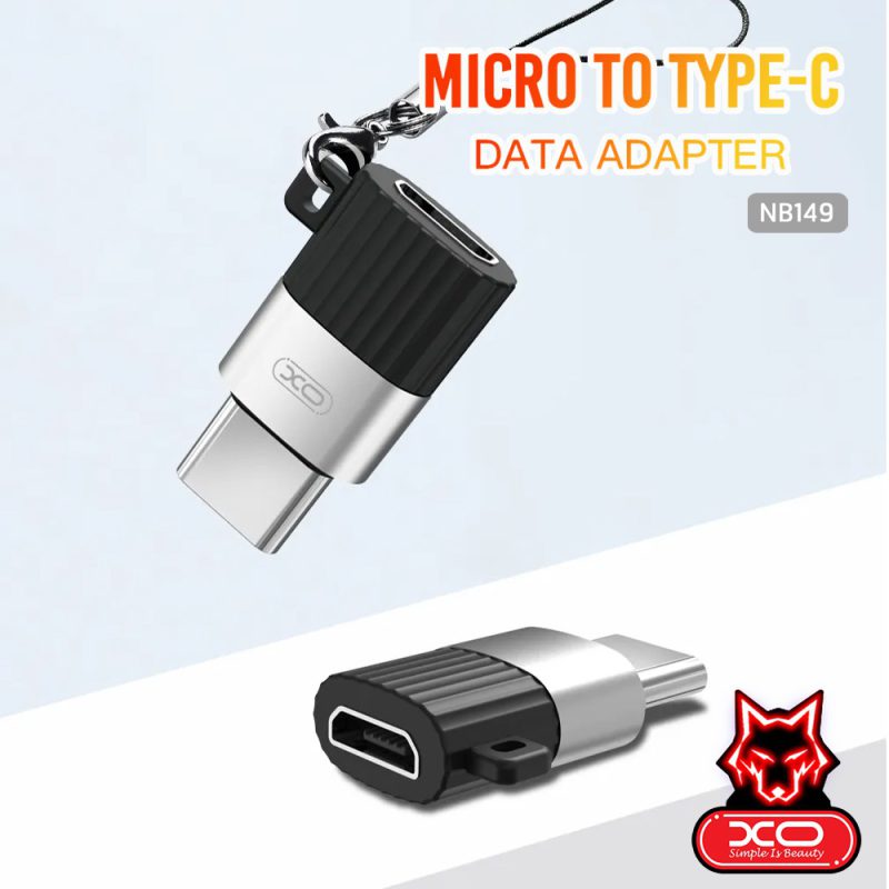 Adapter หัวแปลง MicroUSB to Type C NB149A-XO